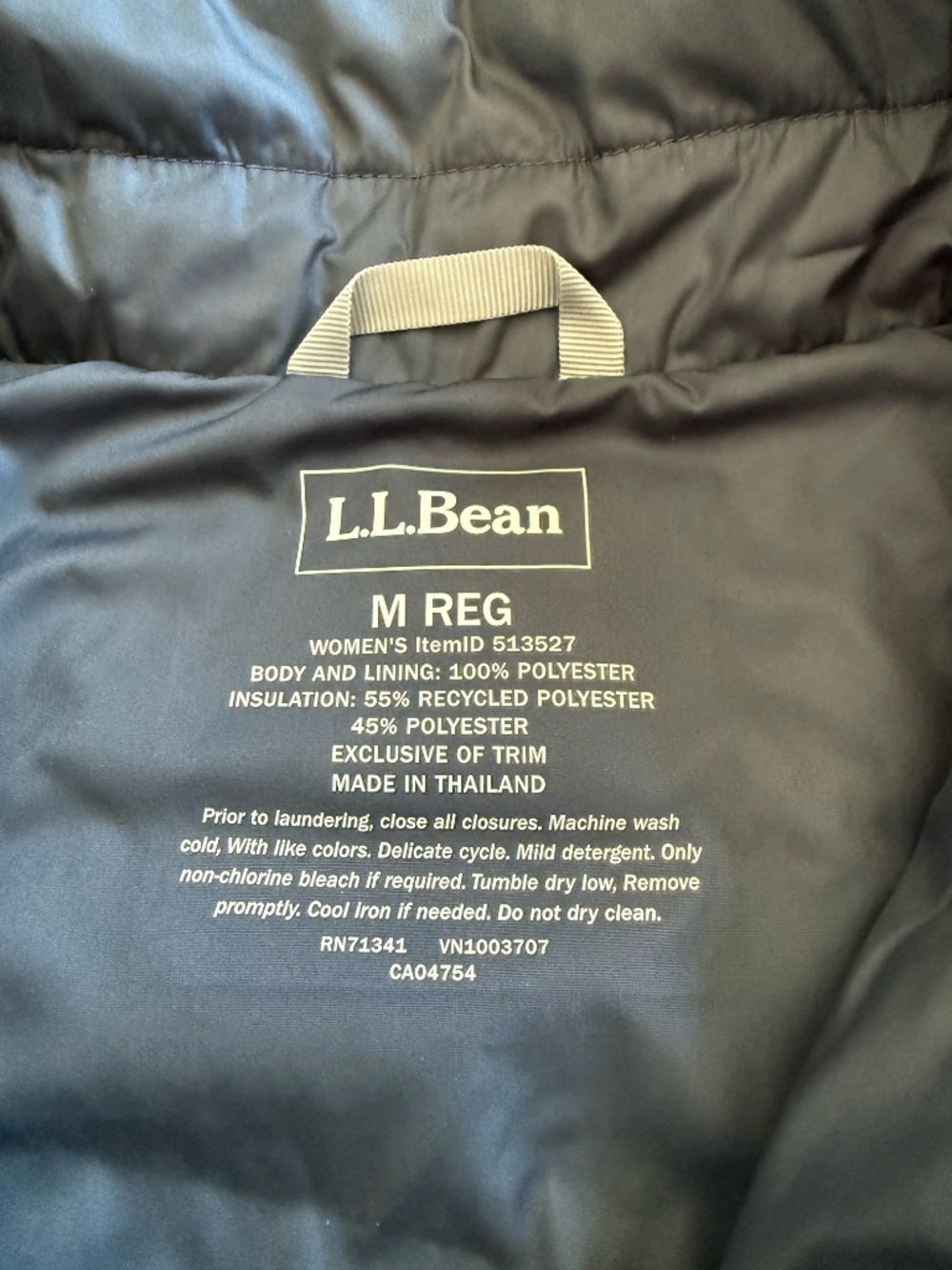 Like New LL Bean Mountain Classic Puffer Vest - Colorblock - Picture 3 of 4